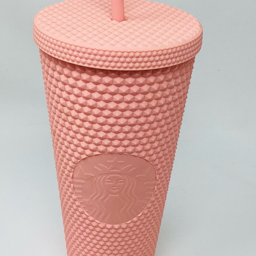 Starbucks‎ Blush Textured Cup with Straw